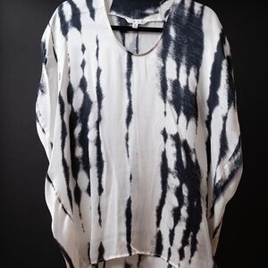 Cabi Silk Tie-dye Dolman Blouse, Size M